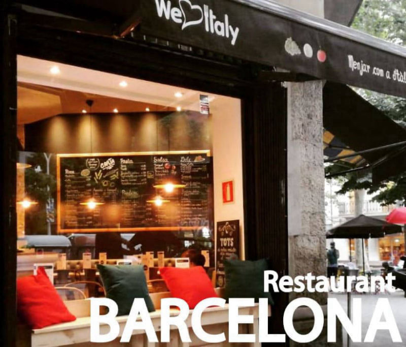 Ristorante italiano in We Love Italy Barcelona